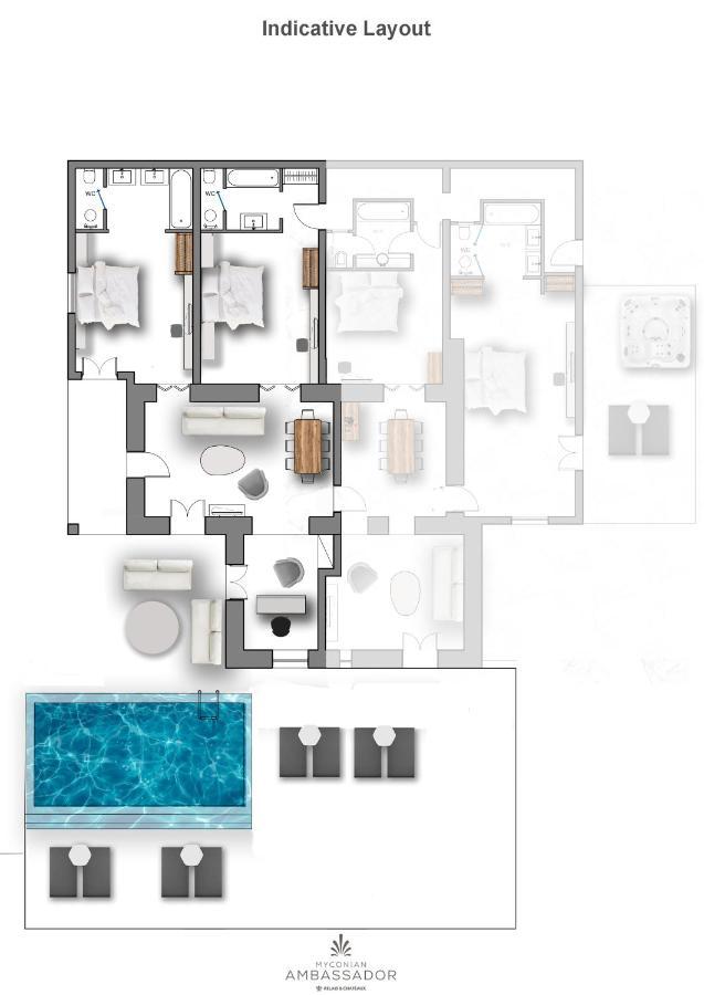 Myconian Ambassador Relais & Chateaux Platys Gialos  Exterior photo
